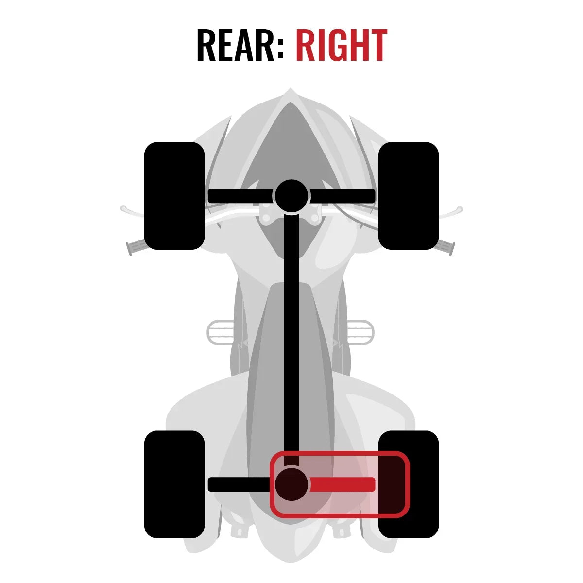 Sixity  Rear Right  Axle designed for with Can-Am 650 Max 500 Renegade 800R Outlander 1000 2015 2014 2013
