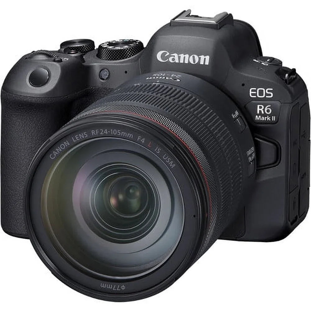 Canon   Mark  Mirrorless Camera with 24-105mm f/4 Lens (5666C011) + 64GB Memory Card + Case + Corel Photo Software +  Battery + External Charger + Card Reader + More