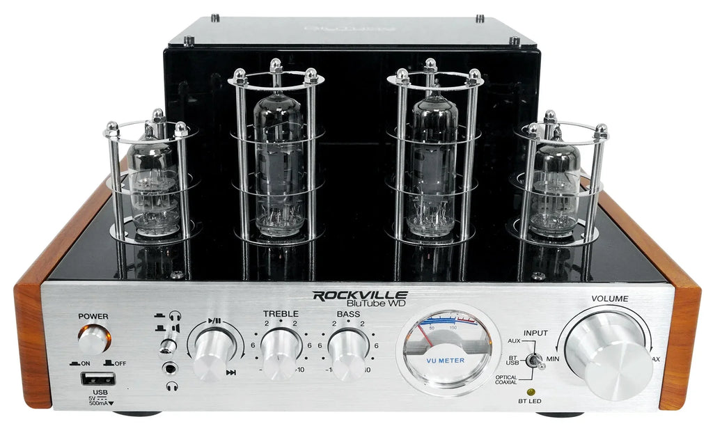 Rockville BluTube  Bluetooth Tube Amplifier/Home Receiver + (2) Tower Speakers
