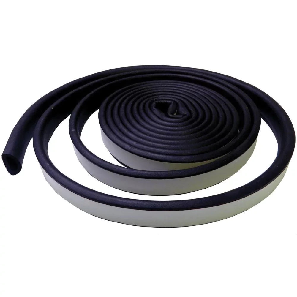 Marine -0109B10-1 Weather Seal Tape - 3/8" x 5/8" x 10', Black