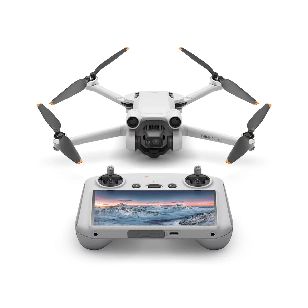 Mini 3 Pro Camera Drone Quadcopter +  Smart Controller (With Screen), 4K/60fps Video, 48MP Photo, 34min Flight Time, Tri-Directional Obstacle Sensing, Bundle w/ Deco Gear Backpack + Accessories