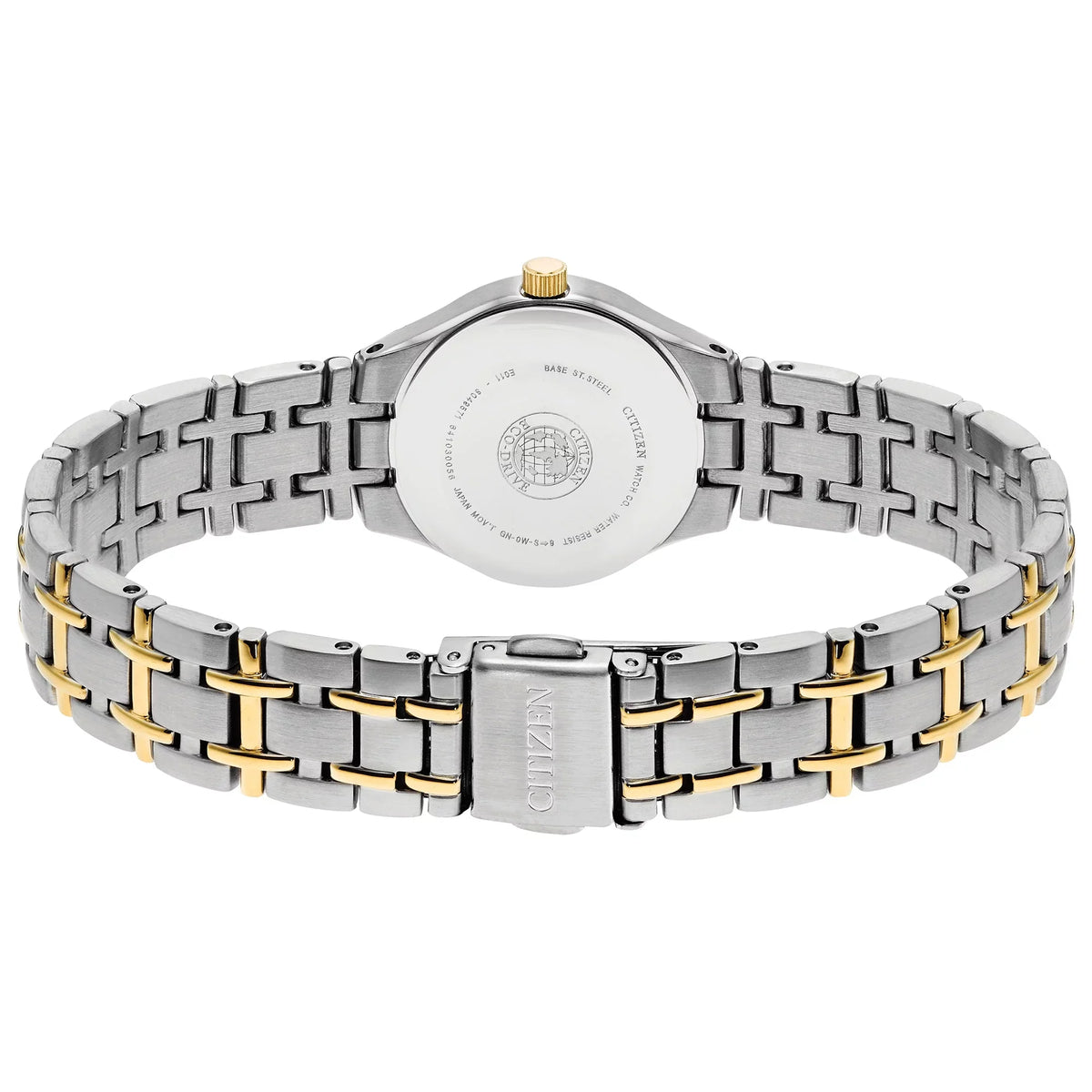 Women's -50A Gold Stainless-Steel Eco-Drive Sport Watch