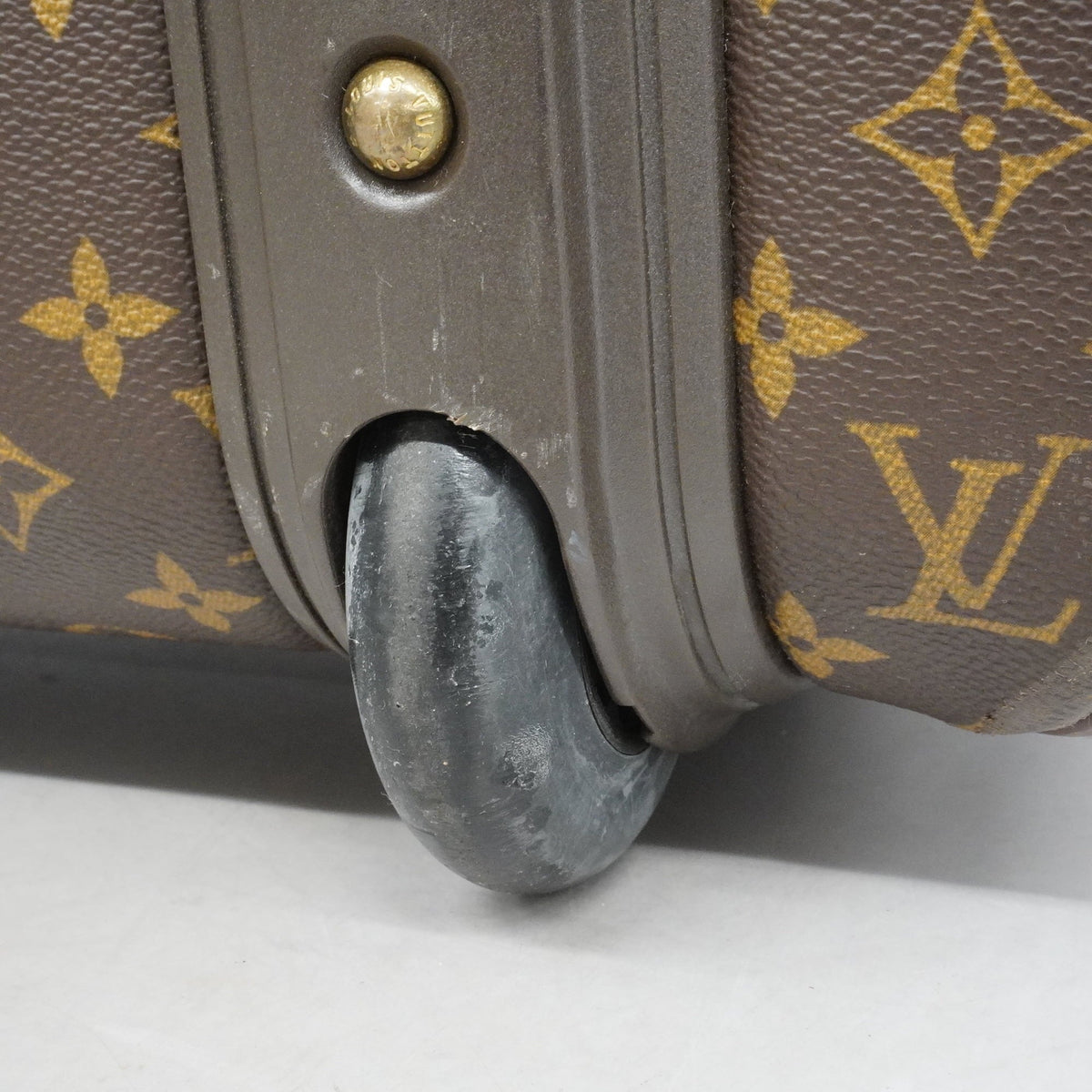 Used Auth Louis Vuitton Carry Case Monogram Pegas 55