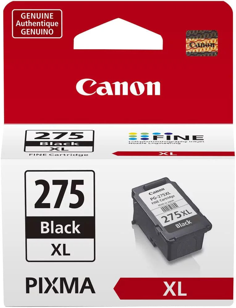 Canon -275  Black (4981C001) and Canon -276  Color High Capacity Ink Cartridges (4987C001) - Retail Packaging