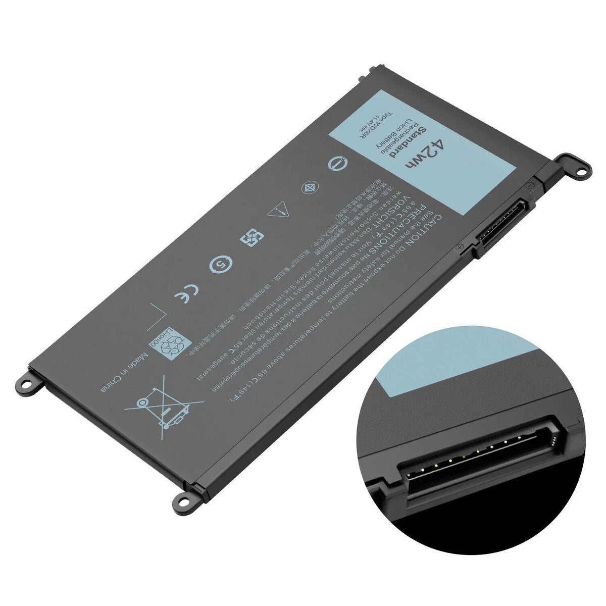 4Cell  Laptop Battery for Dell Inspiron 13-5000 13-7000 15-5000 15-7000