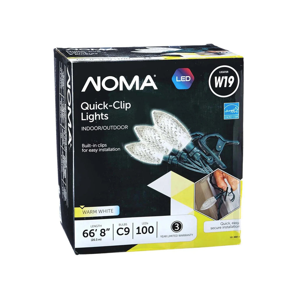 Quick Clip   100 Warm Bulbs Christmas String Lights (3 Pack)