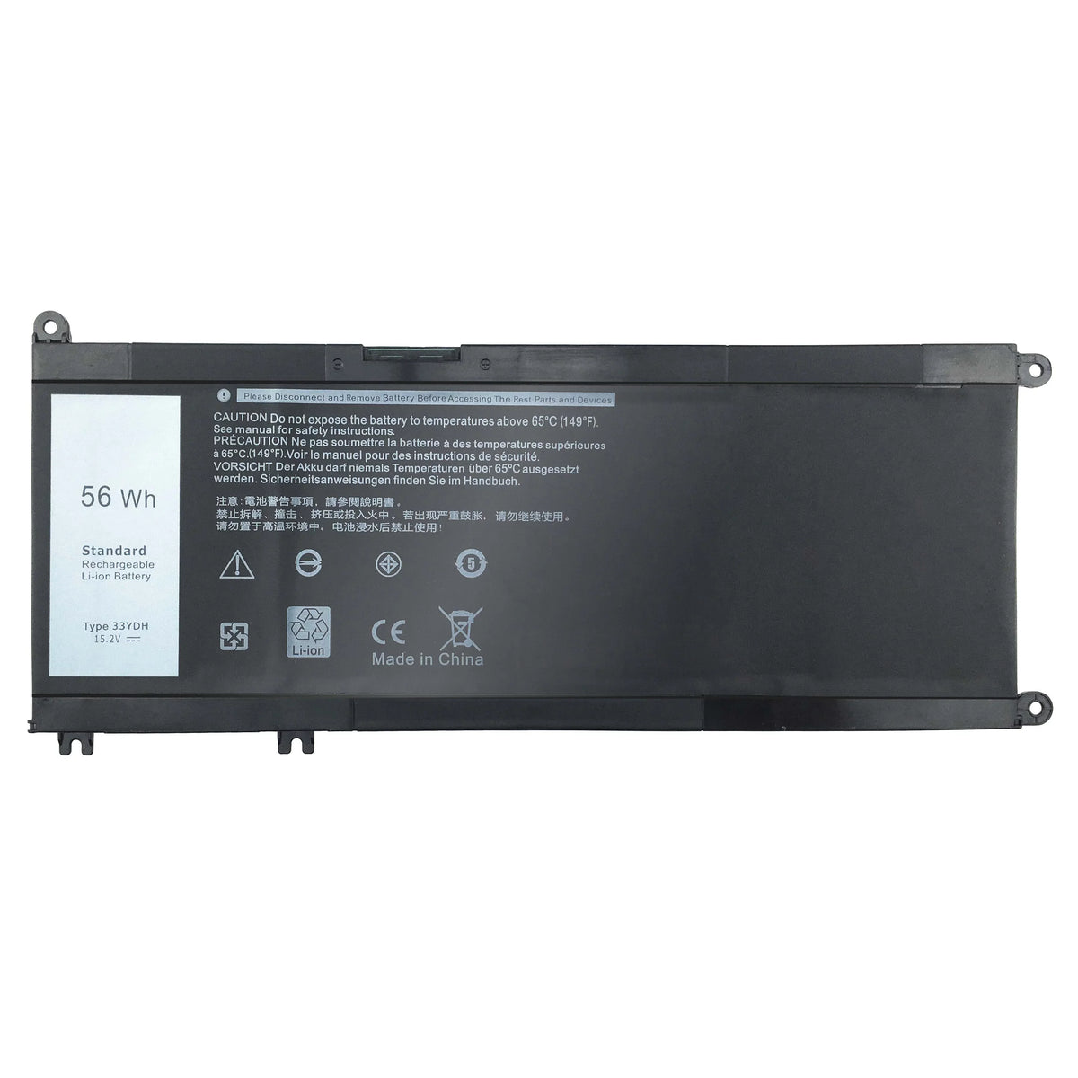 33YDH Battery for Dell inspiron 15 7000 7586 battery 56Wh 15.2V