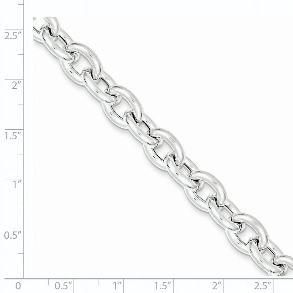 Sterling Silver Fancy Link Bracelet