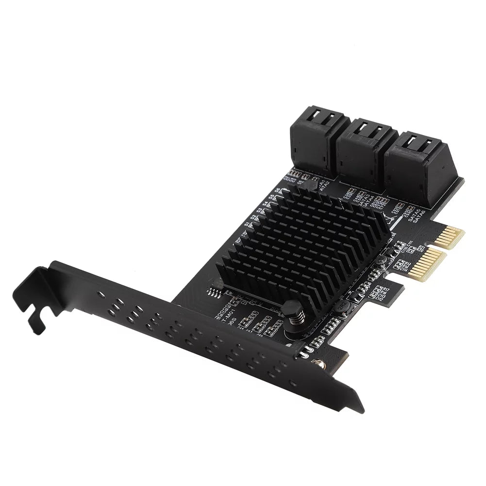 Jadeshay Card , 6-Port  3.0  Expansion Card Riser Card Compatible,3G 1.5G