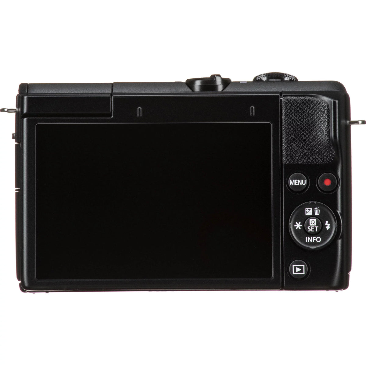 Ultimaxx Deluxe Canon   Mirrorless Camera w/ 15-45mm f/3.5-6.3   Lens Bundle - Includes: 64GB Ultra Memory Card, Digital Flash with Bracket & Much More