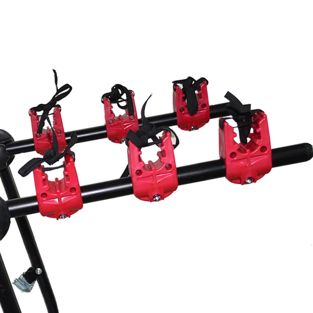 Loyalheartdy Foldable Bike Hitch Mount Rack 3-Bike Carrier Trunk Mount Rack for Car Minivan  Truck Max Load 44.09