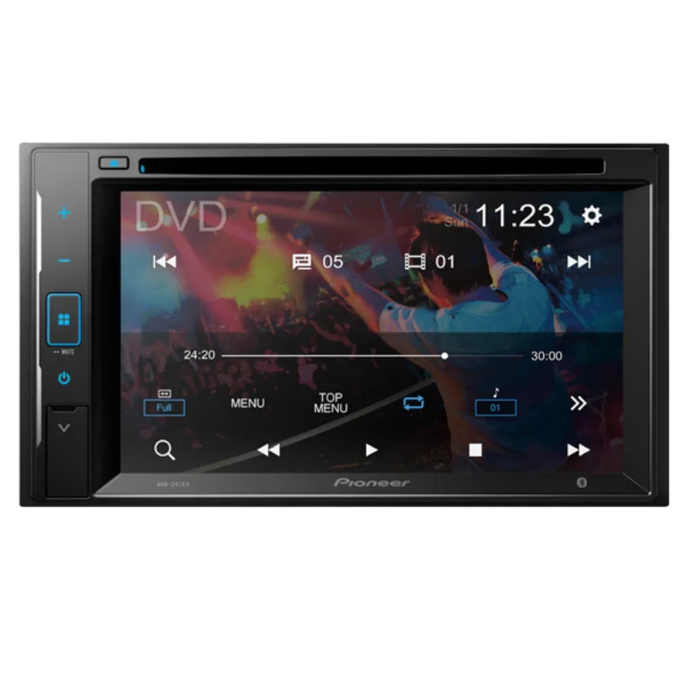 Bundle with Pioneer Multimedia  Car Stereo and Installation Kit - for 2001-2005 Pontiac Grand  / Bluetooth Touchscreen, Backup Camera, Double Din Mounting Dash Kit