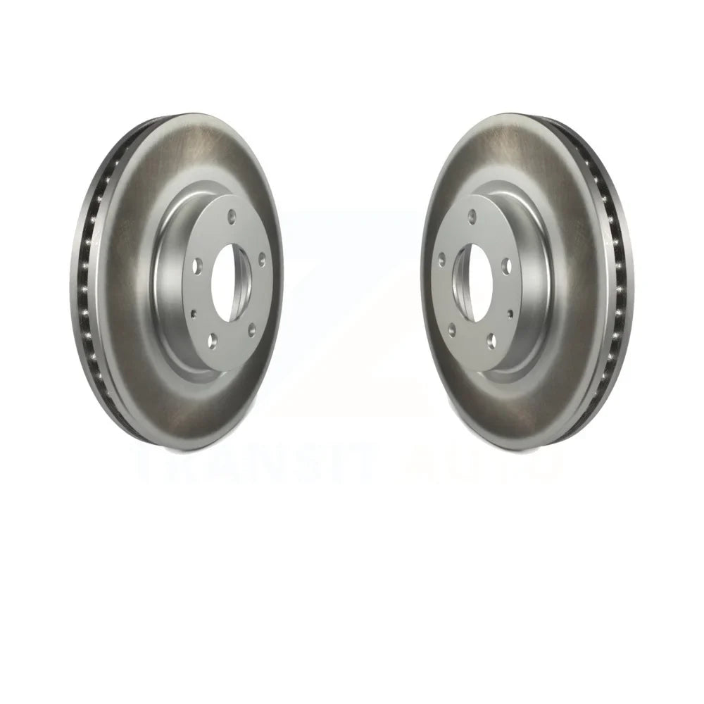 Front Coated Disc Brake Rotors Pair For Mazda 6 -5 -100346