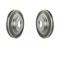 Front Coated Disc Brake Rotors Pair For Mazda 6 -5 -100346