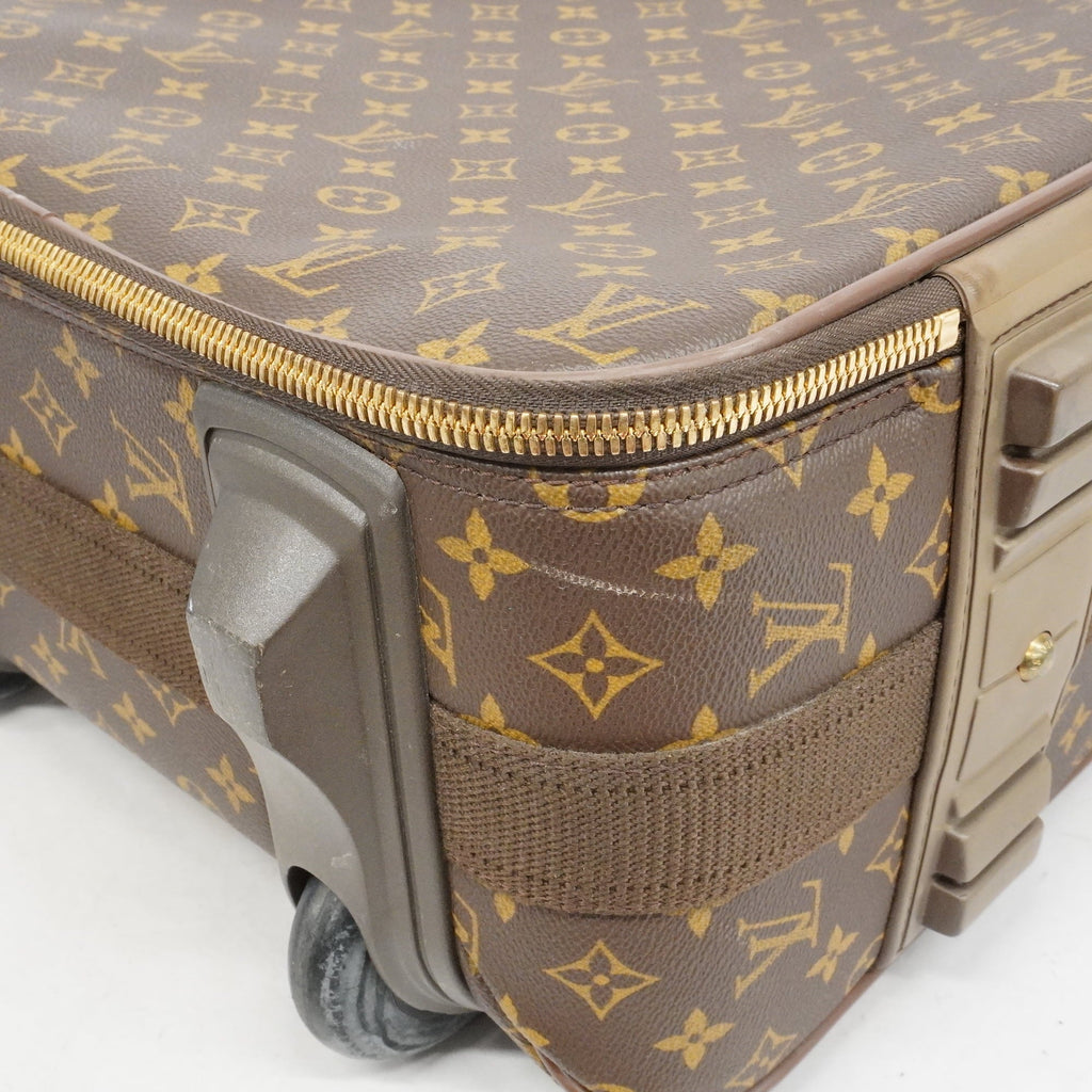 Used Auth Louis Vuitton Carry Case Monogram Pegas 55