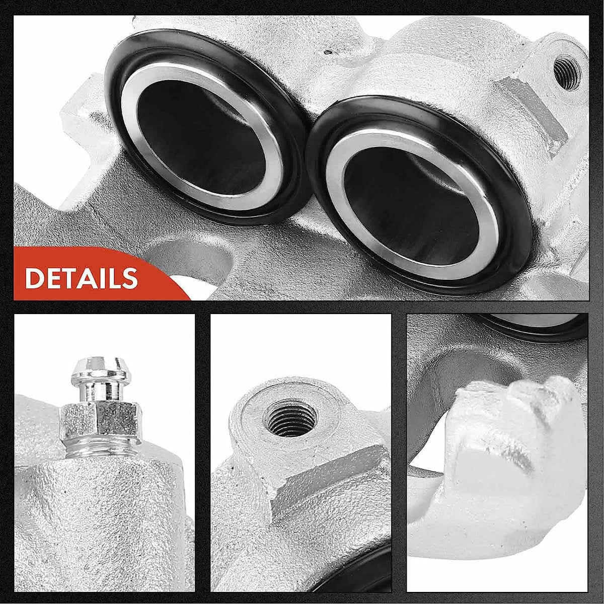 '-Premium Disc Brake Caliper Assembly Without Bracket Compatible with Select Dodge Models - / 1973-1974, / 1974 - Front Right Passenger Side