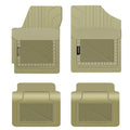 PantsSaver Custom Fit Floor Mats for Genesis   2022-2023 All Weather Protection -4 Piece Set (Beige)