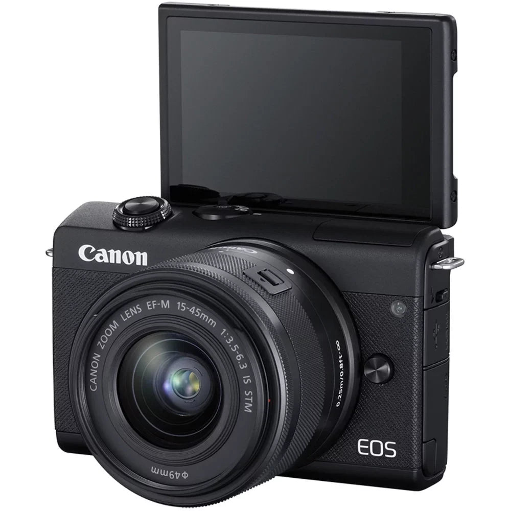 Canon   Mirrorless Digital Camera with 15-45mm Lens (3699C009) + More