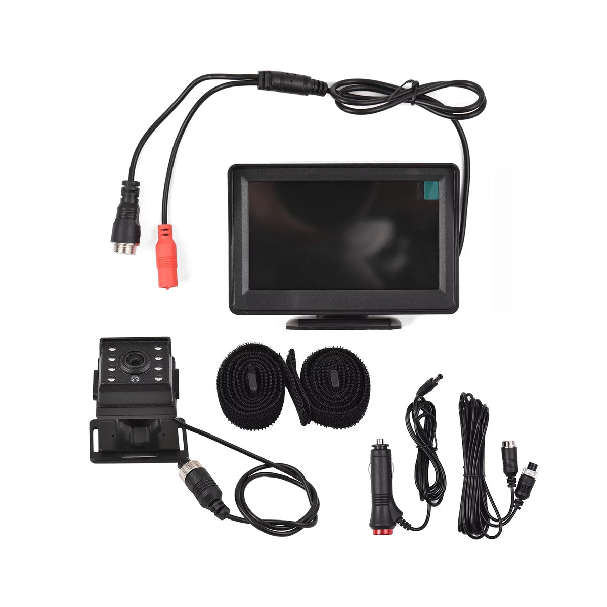 moobody Baby Car Monitor 720P Monitor Camera for Baby Rear Facing Seat 4.3 Inch Car Seat Mirror Display 150° Wide View Night Vision Baby Car Mirror Camera Easy Installation