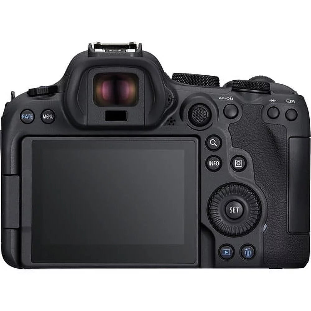 Canon   Mark  Mirrorless Camera with 24-105mm f/4 Lens (5666C011) + 64GB Memory Card + Case + Corel Photo Software +  Battery + External Charger + Card Reader + More