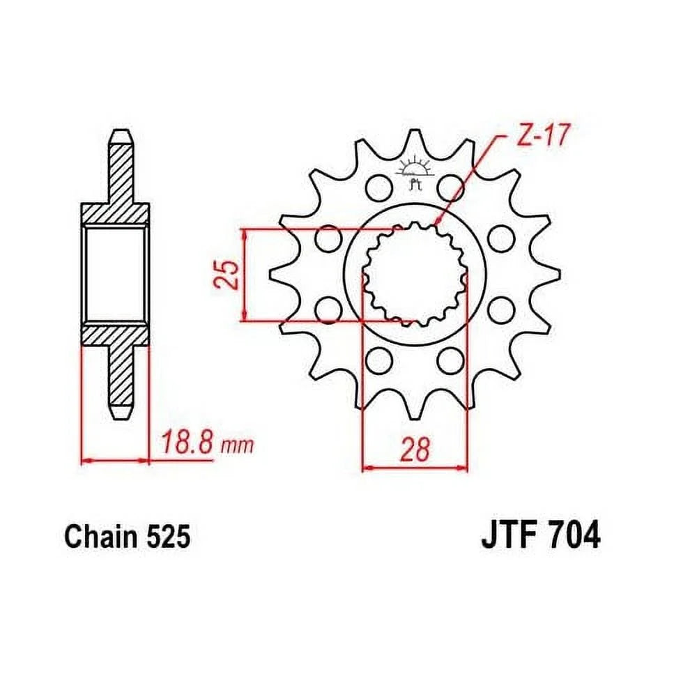 Front & Rear Sprocket Kit for Street    2008-2013
