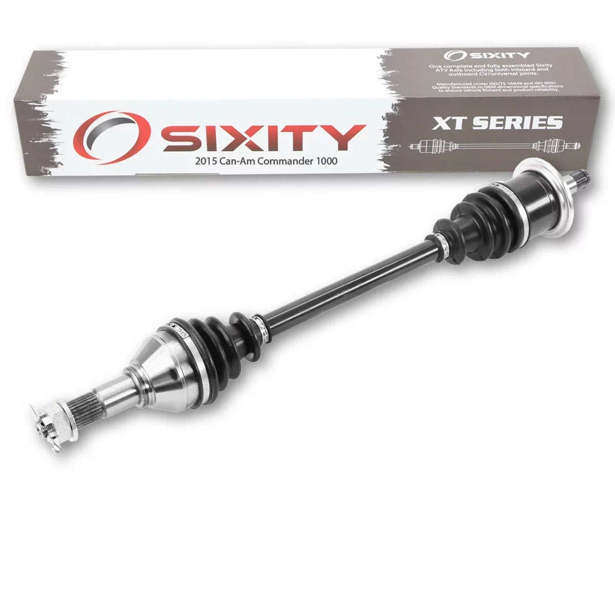 Sixity  Front Left Axle designed for with Can-Am Commander 1000 2015 -  4X4