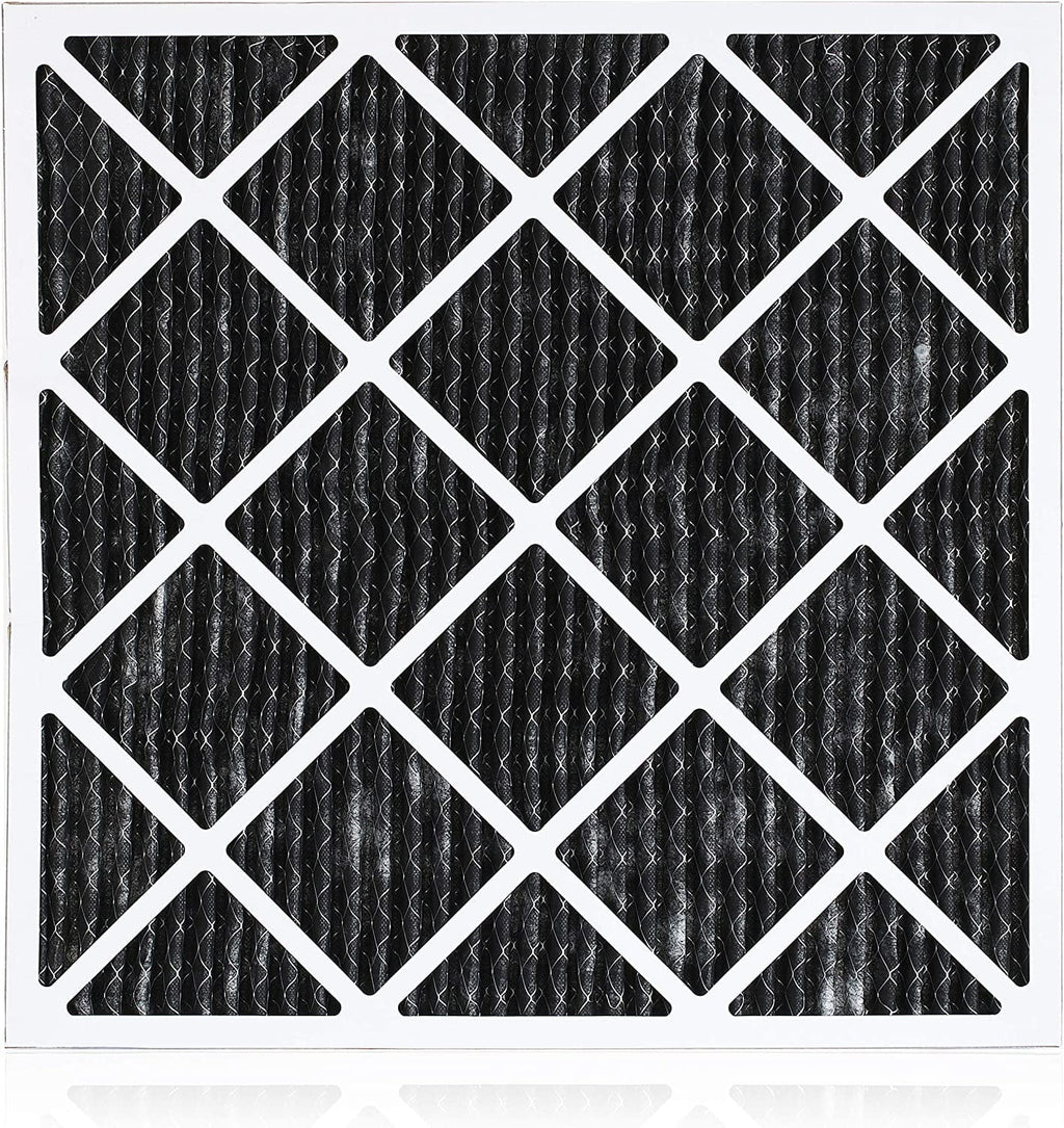 Filterbuy 20x24x1  8 Odor Eliminator Pleated   Furnace Air Filters with Activated Carbon (1-Pack)