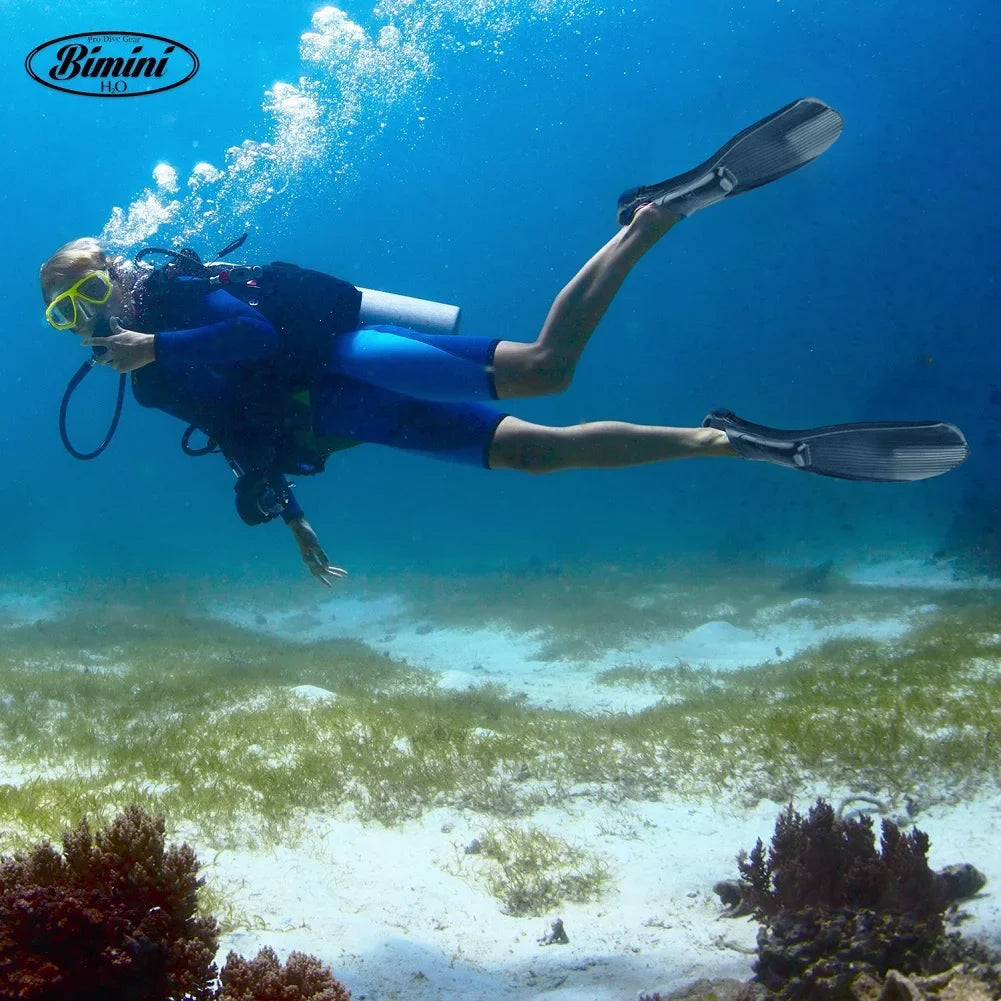 Bimini  Alcyon Snorkeling Fins Fully Adjustable fits 9 and half to 14