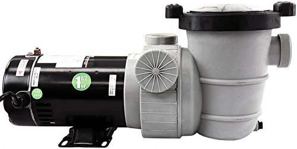 Dorado 1-1/2 Dual Port Pump | Above-Ground Swimming Pool Pump | 115V 9 Amps | See-Through Strainer Cover | Energy Efficient | Low Maintenance