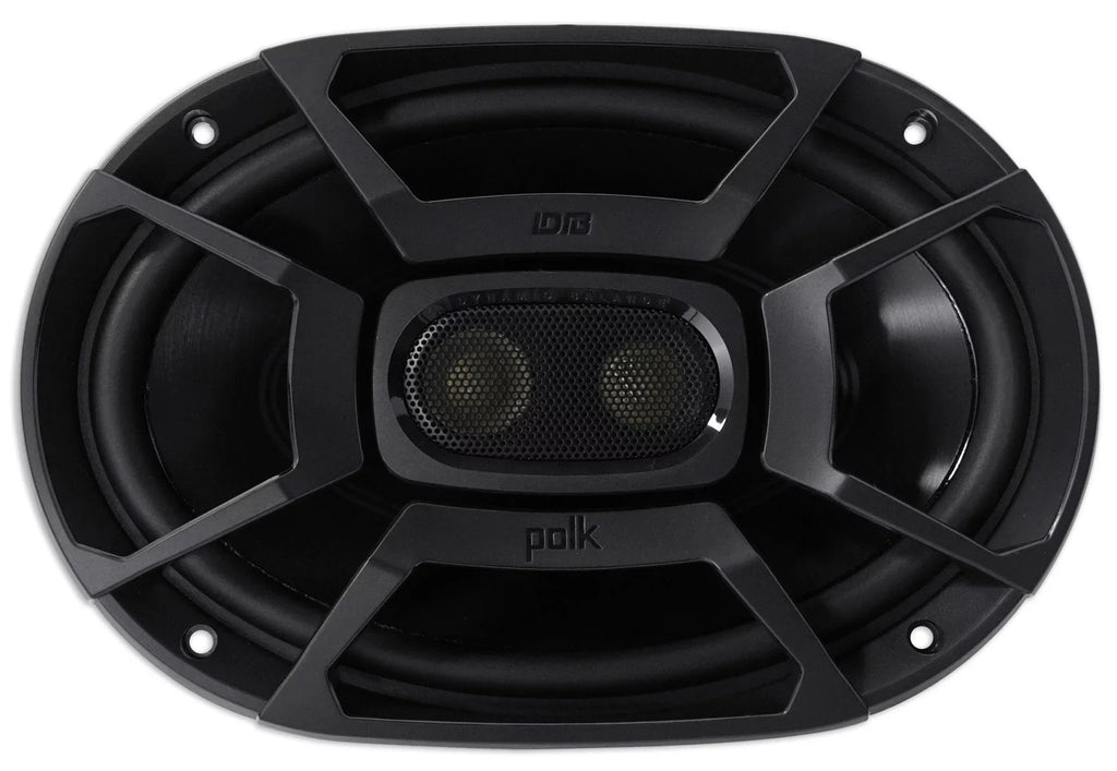 2) Polk Audio  6X9" 450w Car Marine//Motorcycle/Boat Speakers+Headphones